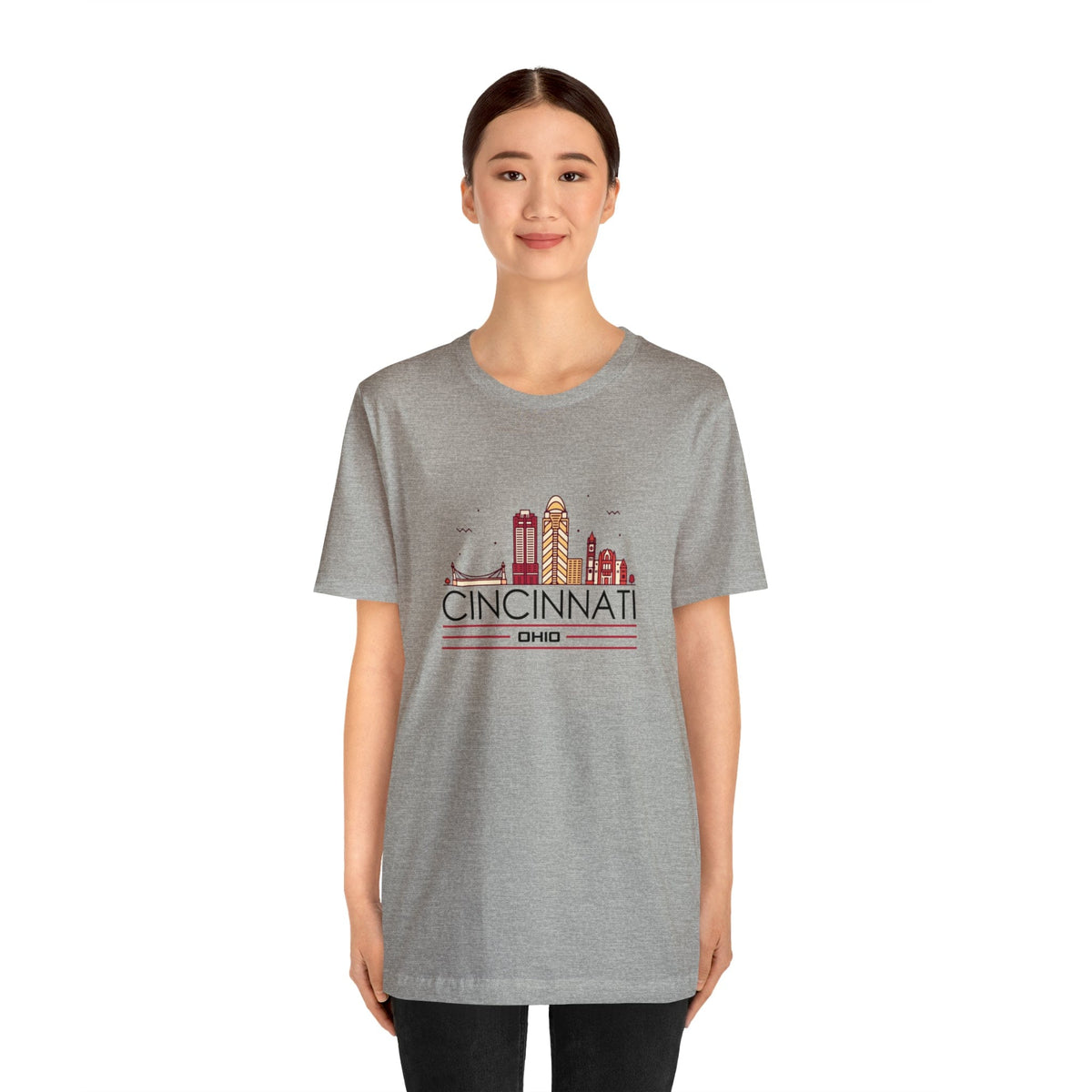 Cincinnati Downtown Glow - Short Sleeve Tee