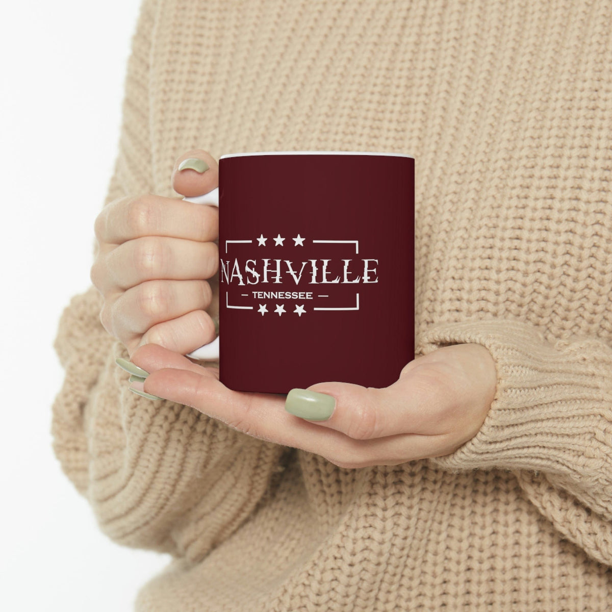 NASHVILLE - Awesome Ceramic Mug, Exclusive Design