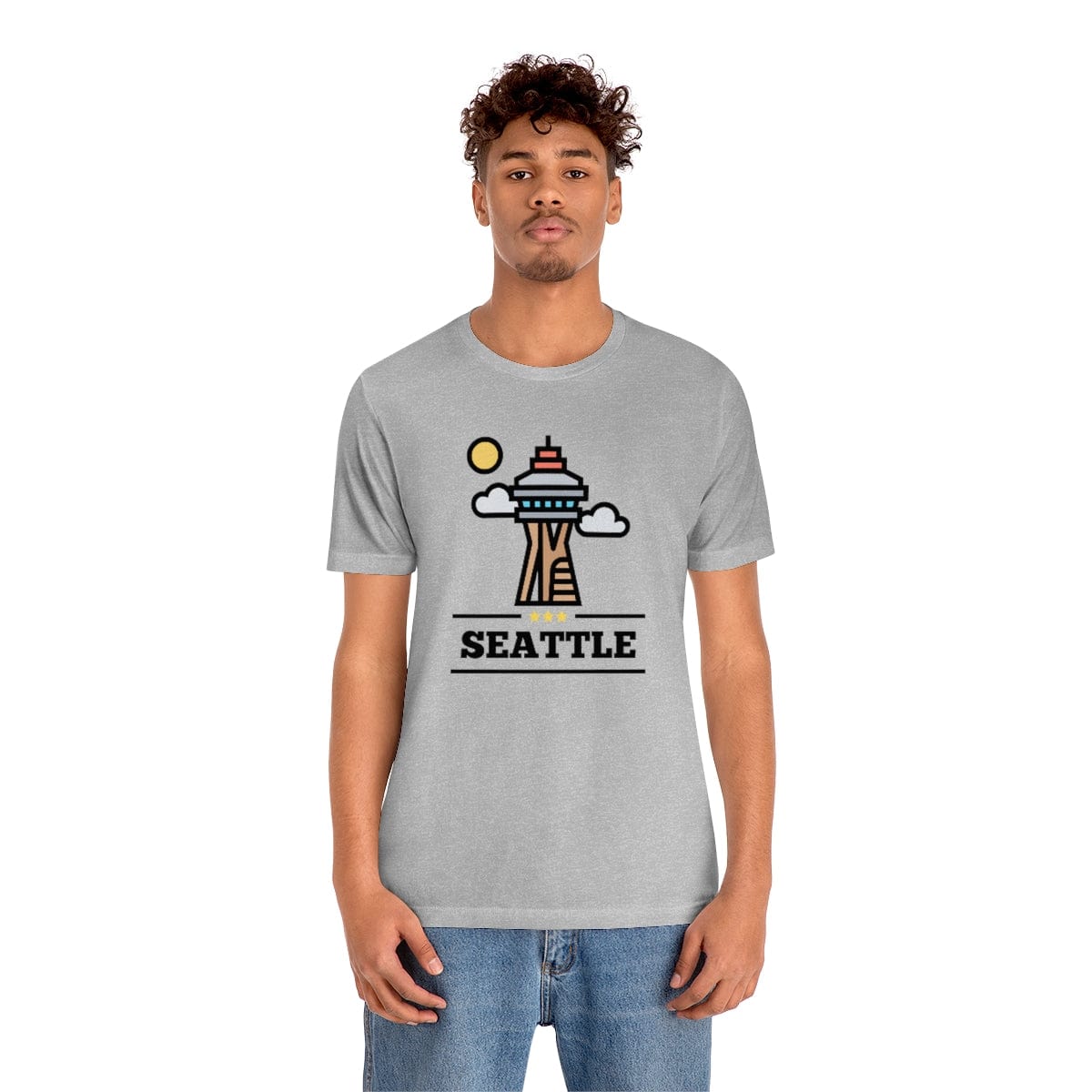 Space Needle Perspective- Short Sleeve Tee