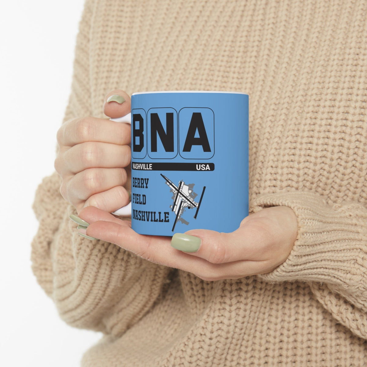 NASHVILLE - Awesome Ceramic Mug, Exclusive Design