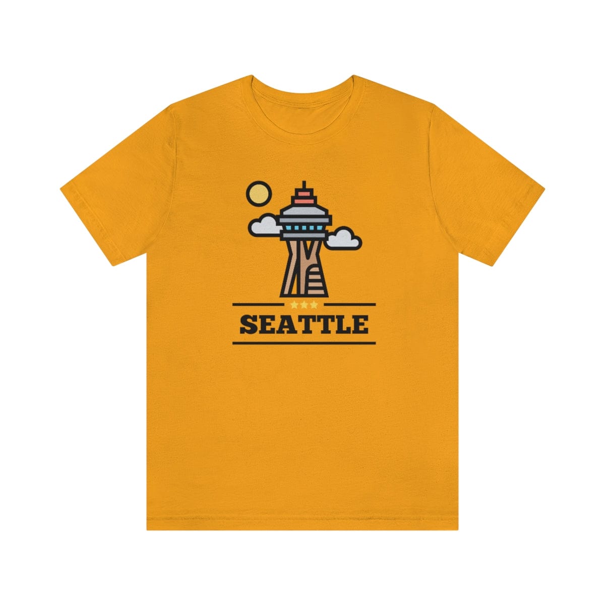 Space Needle Perspective- Short Sleeve Tee