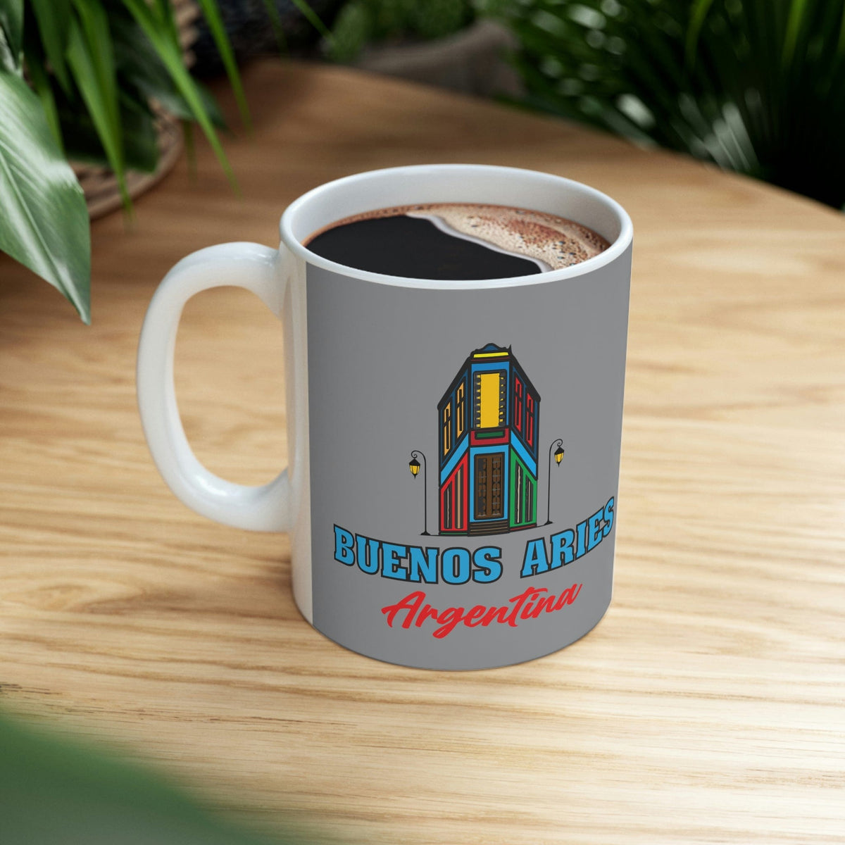 Retro Buenos Aires Landmark - Ceramic Mug