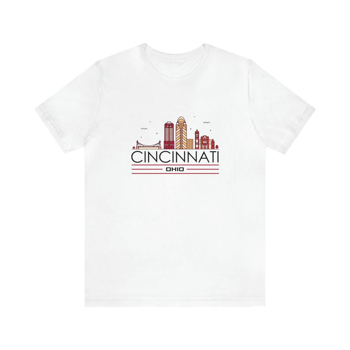 Cincinnati Downtown Glow - Short Sleeve Tee