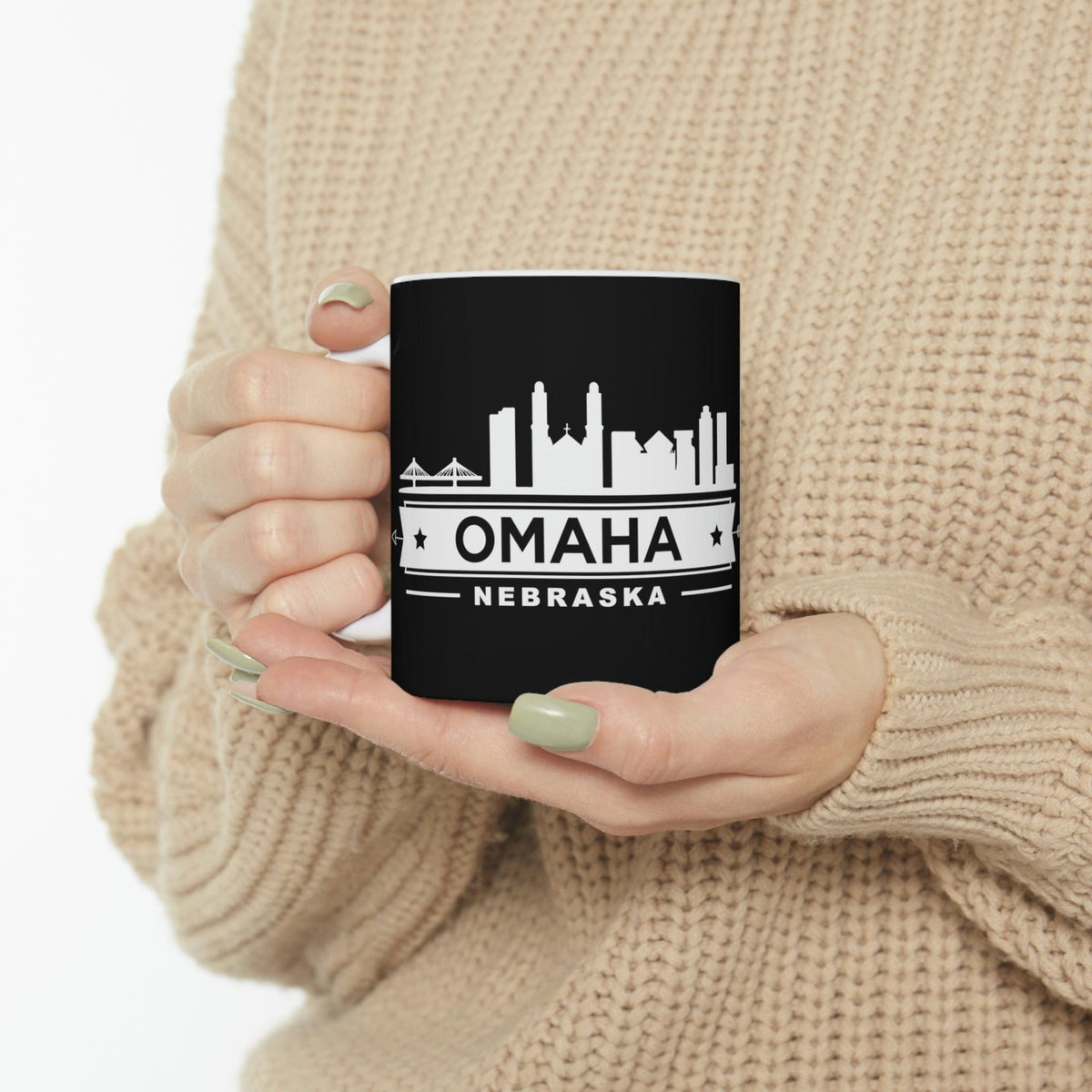 OMAHA - Awesome Ceramic Mug, Exclusive Design