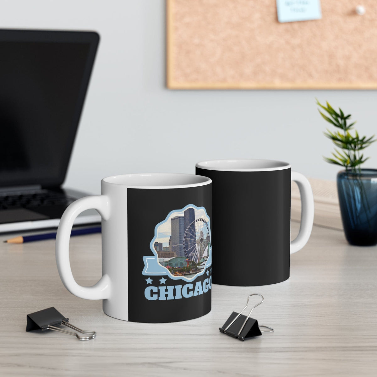 CHICAGO - Awesome Ceramic Mug, Exclusive Design