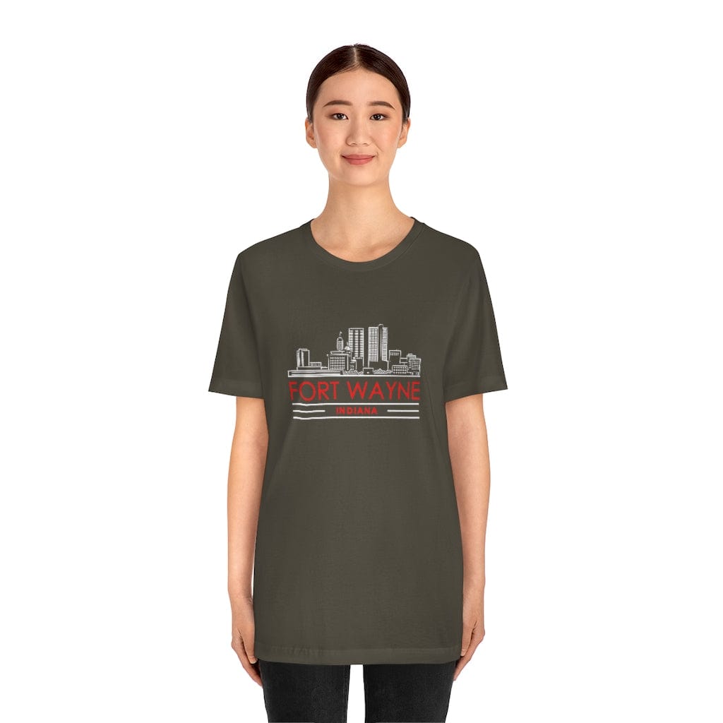 Fort Wayne Typography- Short Sleeve Tee