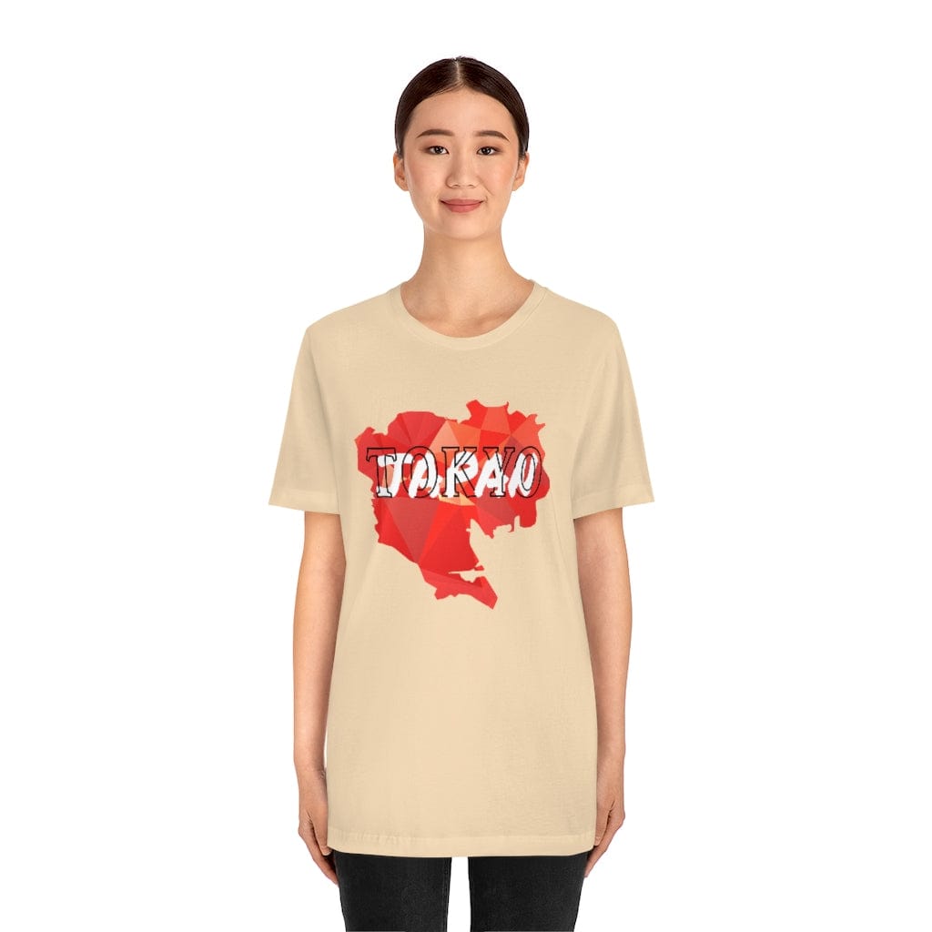 Tokyo Red Lettering- Short Sleeve Tee