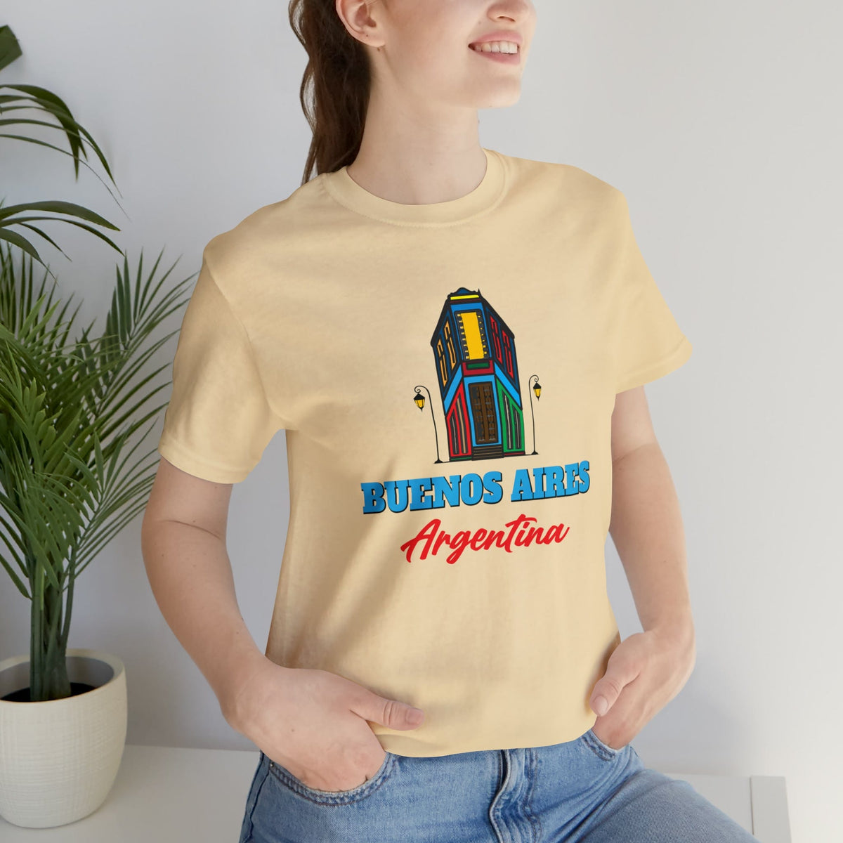 Retro Buenos Aires Landmark - Short Sleeve Tee
