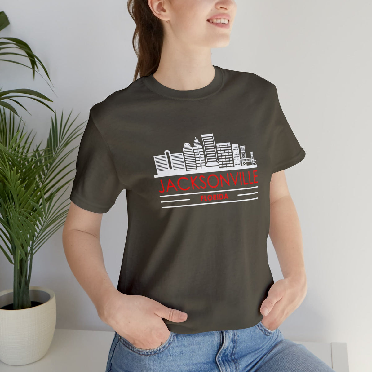 Jacksonville Skyline - Short Sleeve Tee