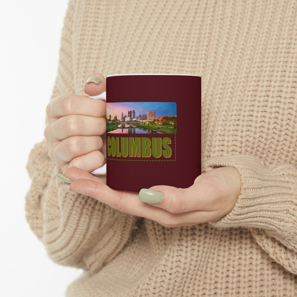 COLUMBUS - Awesome Ceramic Mug, Exclusive Design