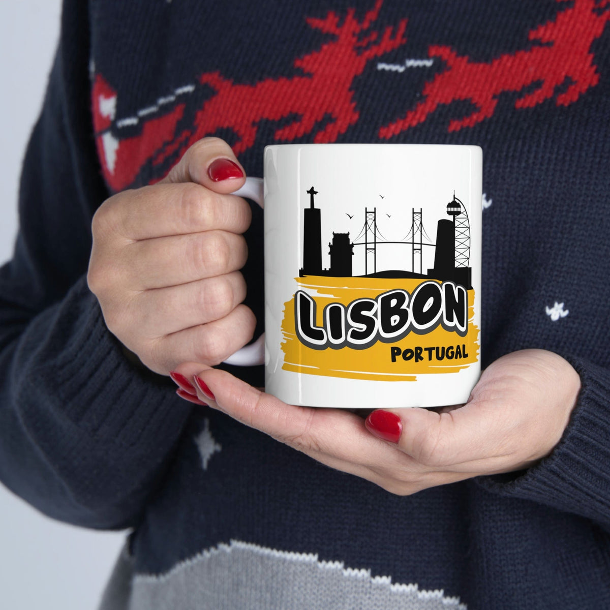 LISBON - Awesome Ceramic Mug, Exclusive Design