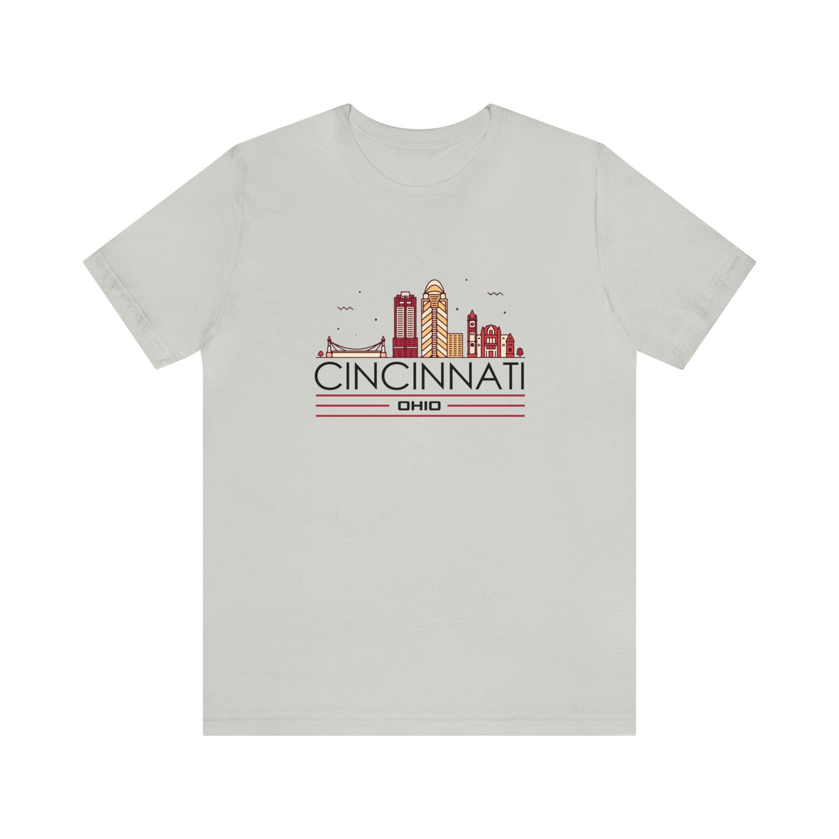 Cincinnati Downtown Glow - Short Sleeve Tee