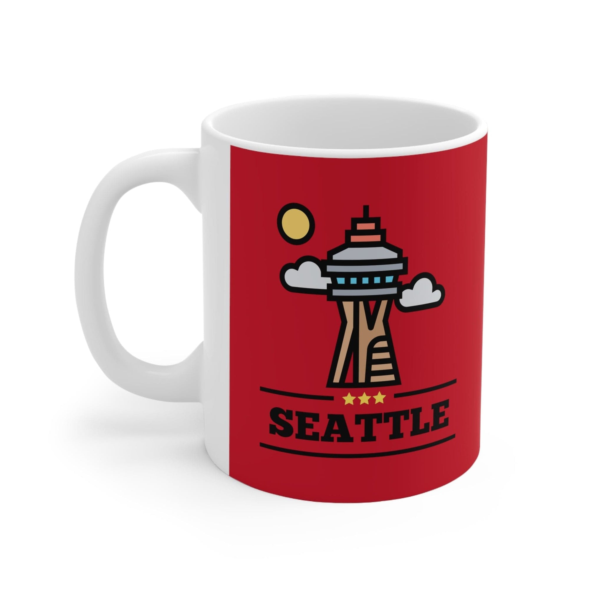 SEATTLE - Awesome Ceramic Mug, Exclusive Design