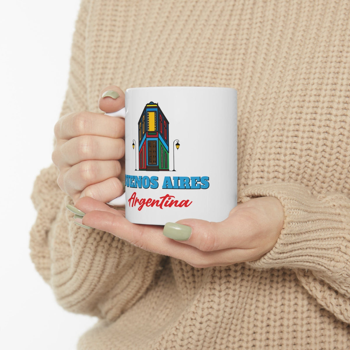 Retro Buenos Aires Landmark - Ceramic Mug