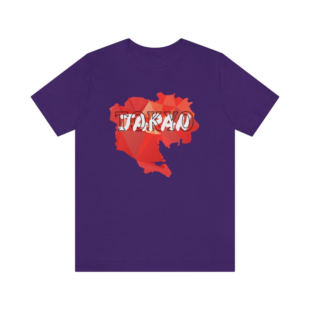 Tokyo Red Lettering- Short Sleeve Tee