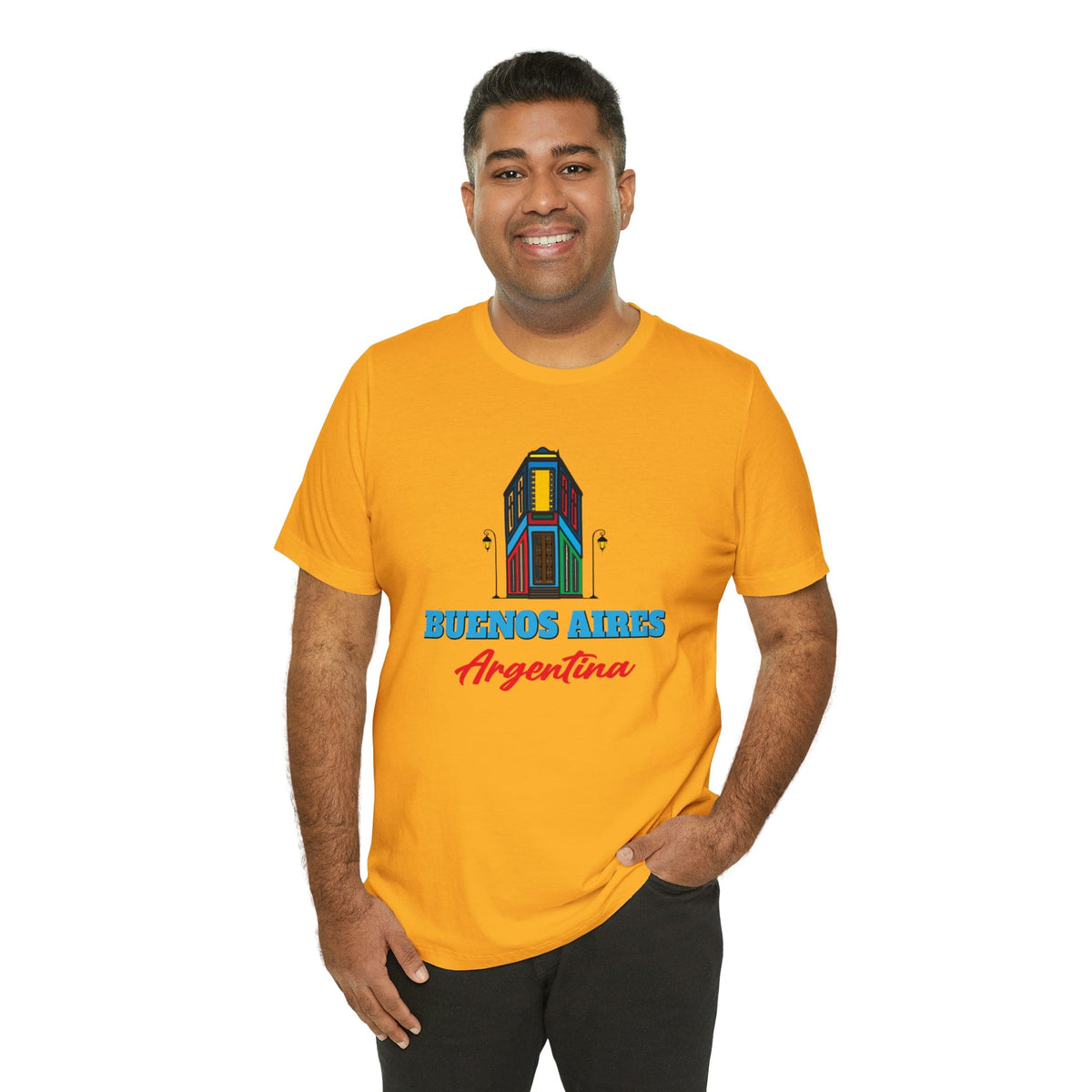Retro Buenos Aires Landmark - Short Sleeve Tee