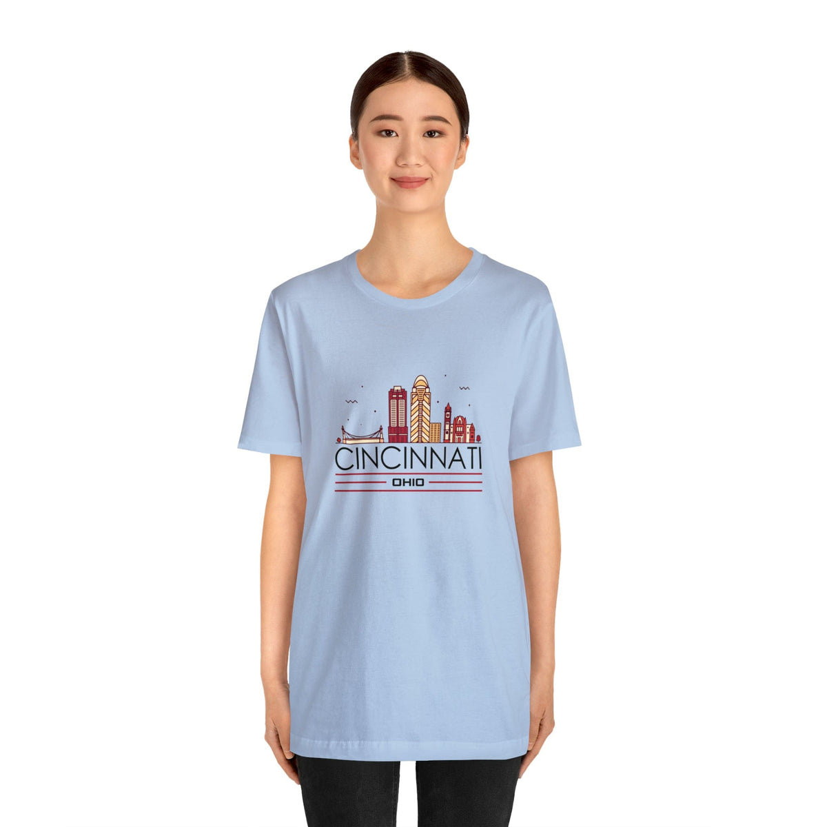 Cincinnati Downtown Glow - Short Sleeve Tee