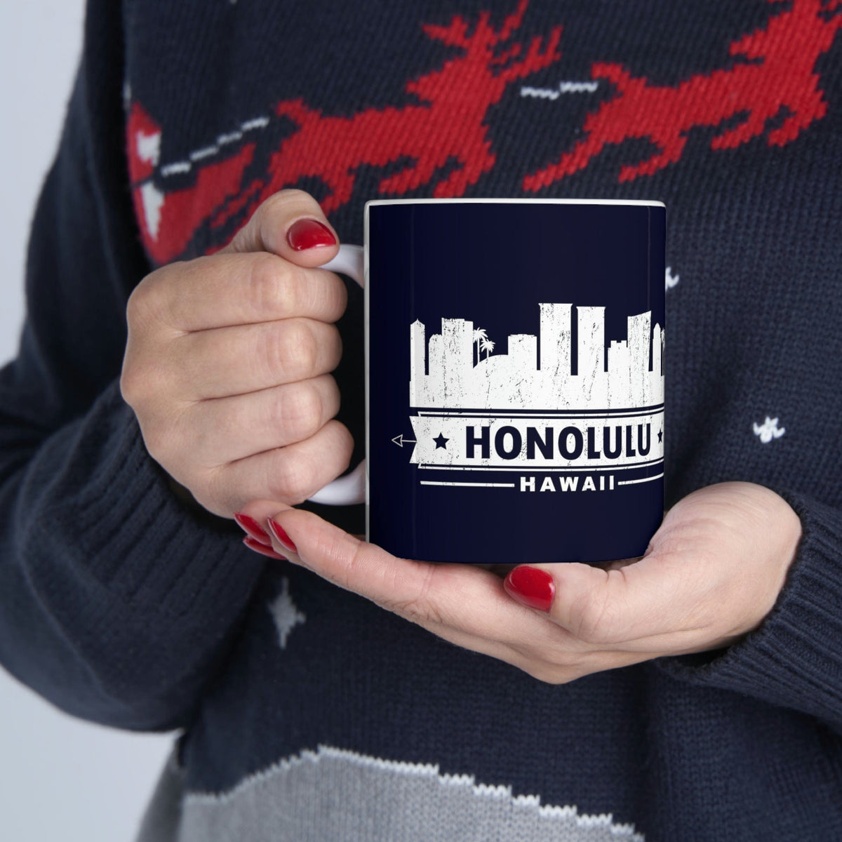 HONOLULU - Awesome Ceramic Mug, Exclusive Design