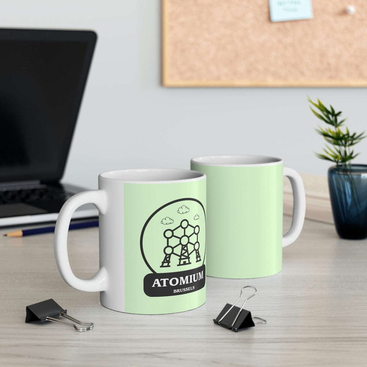 ATOMIUM - Awesome Ceramic Mug, Exclusive Design