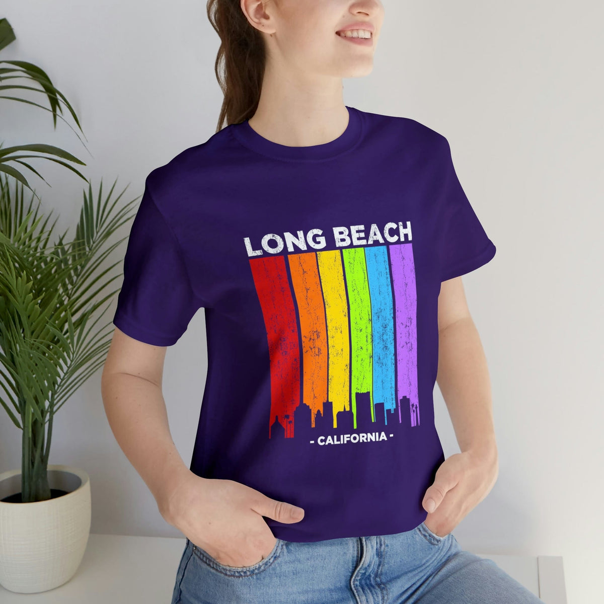 Long Beach California - Short Sleeve Tee