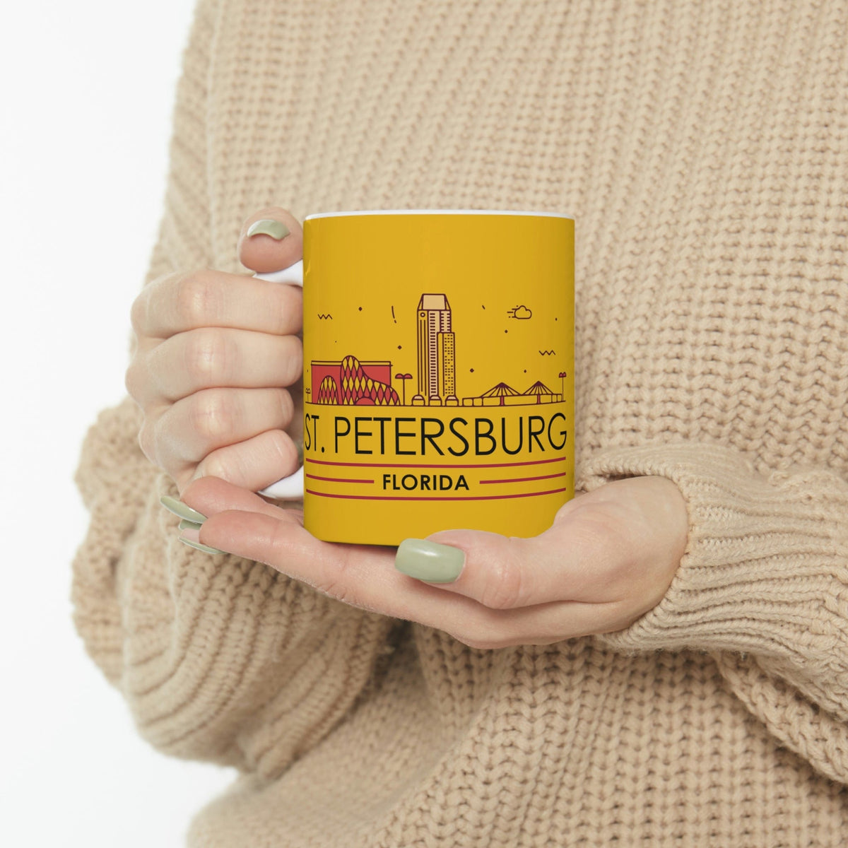 SAINT PETERSBURG - Awesome Ceramic Mug, Exclusive Design