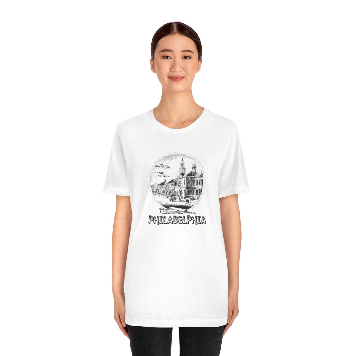 Classic Philly Skyline- Short Sleeve Tee