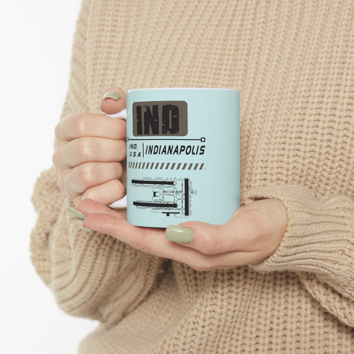 INDIANAPOLIS - Awesome Ceramic Mug, Exclusive Design