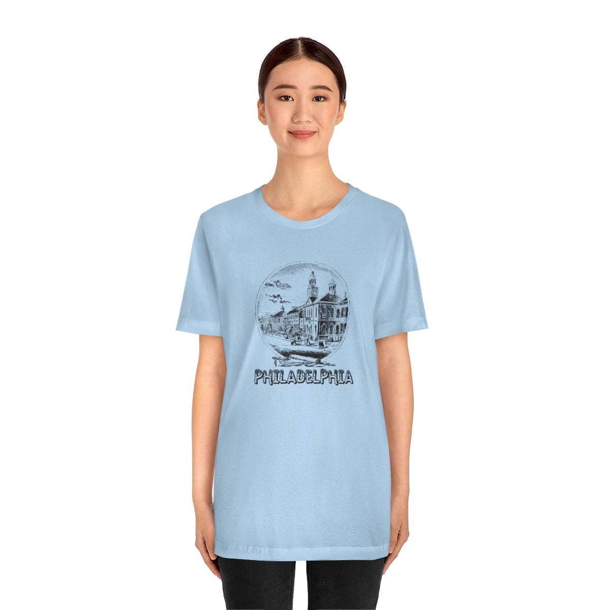 Classic Philly Skyline- Short Sleeve Tee