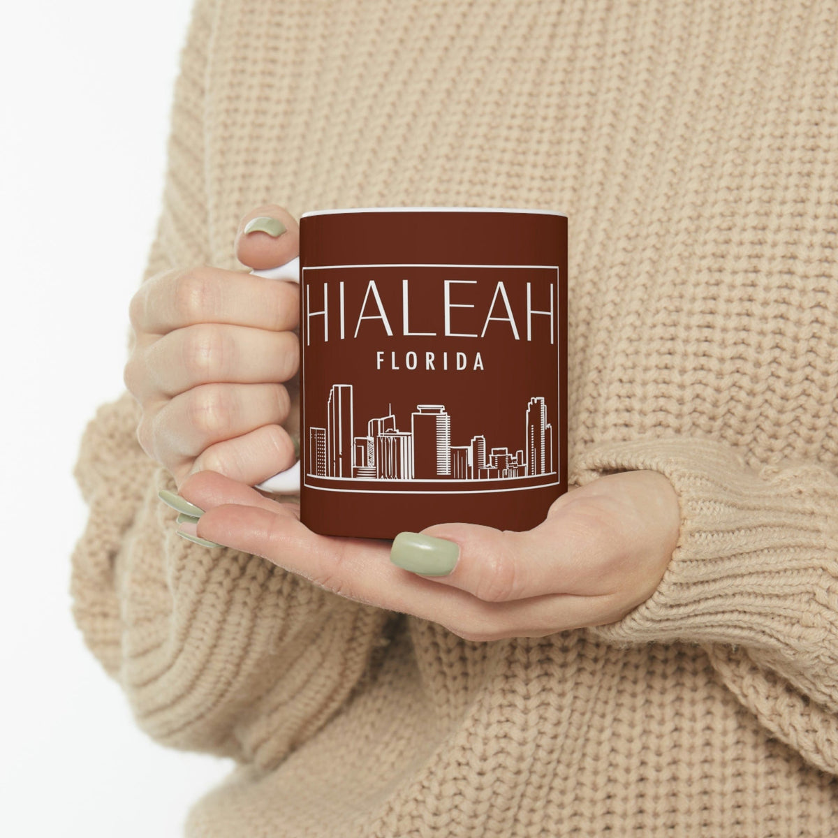 HIALEAH - Awesome Ceramic Mug, Exclusive Design