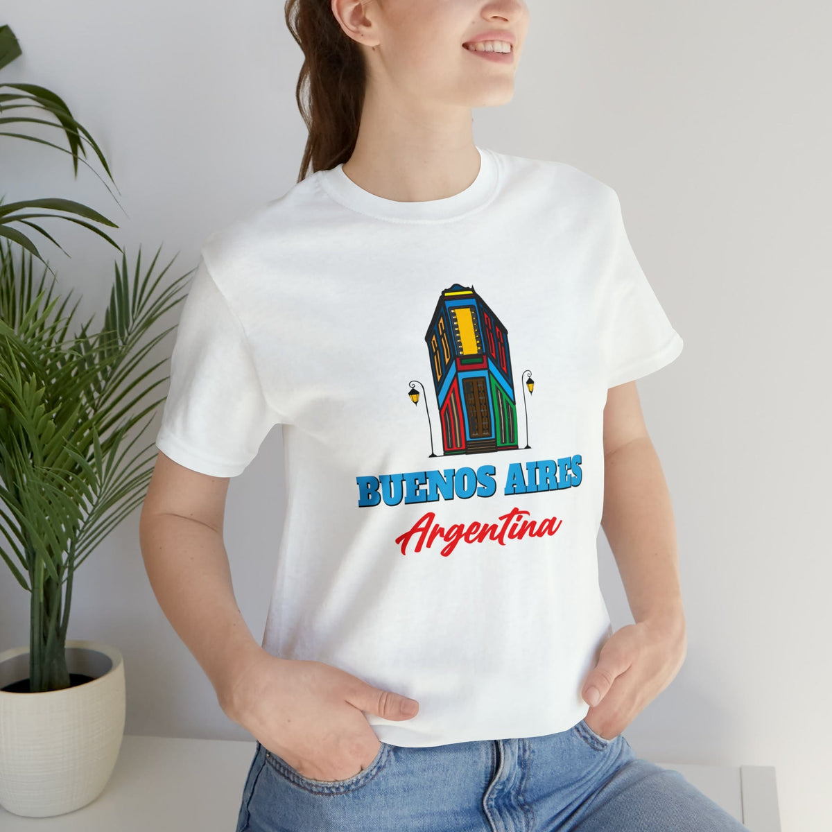 Retro Buenos Aires Landmark - Short Sleeve Tee