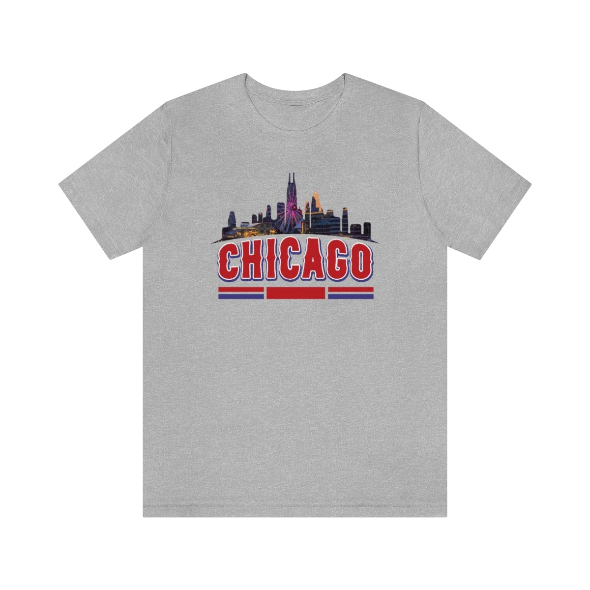 Chicago Red Letter - Short Sleeve Tee