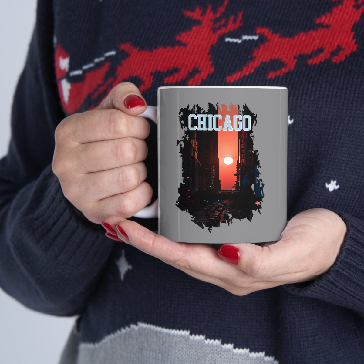 CHICAGO - Awesome Ceramic Mug, Exclusive Design