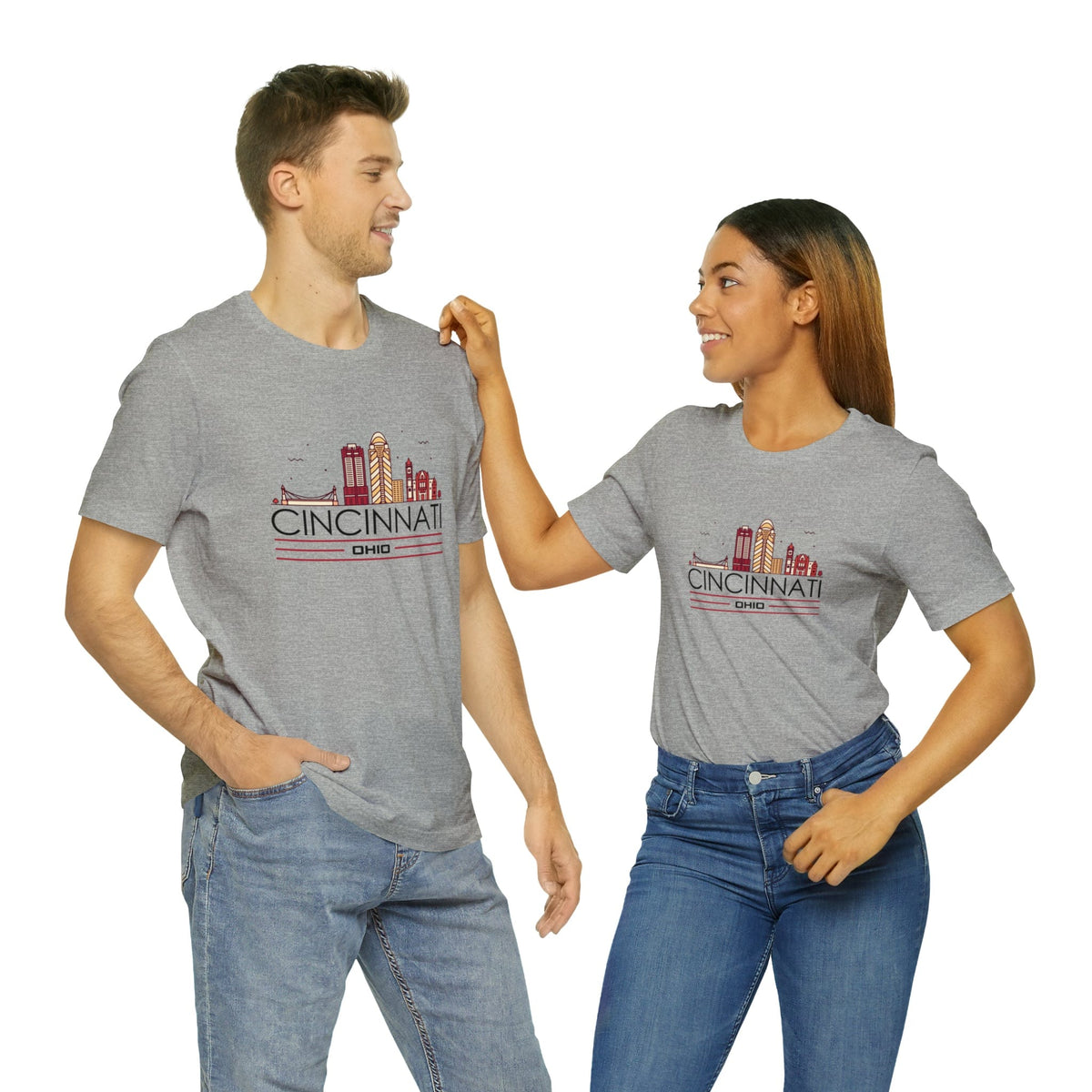 Cincinnati Downtown Glow - Short Sleeve Tee