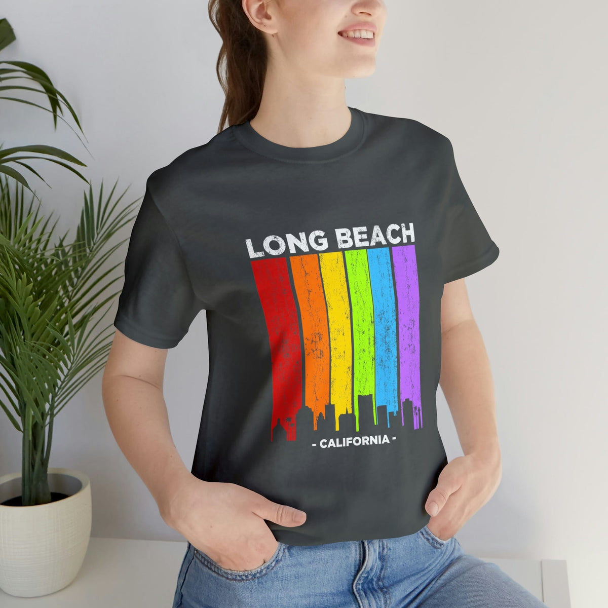 Long Beach California - Short Sleeve Tee