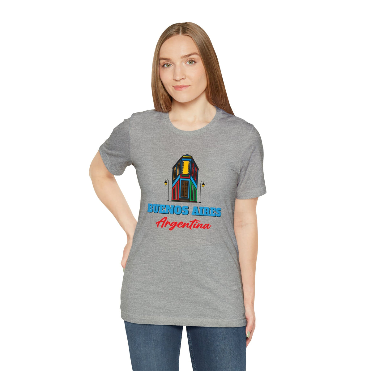 Retro Buenos Aires Landmark - Short Sleeve Tee