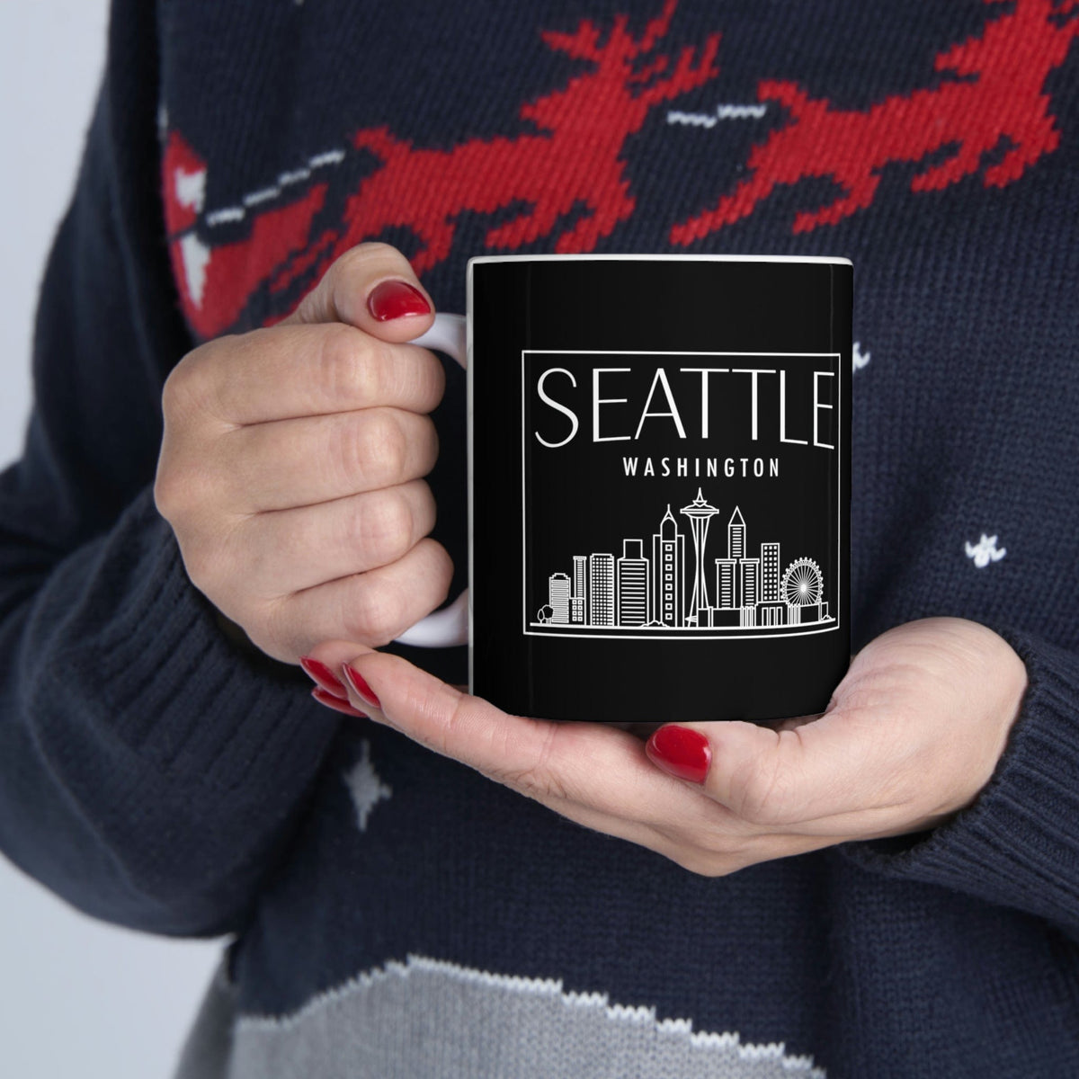 SEATTLE - Awesome Ceramic Mug, Exclusive Design