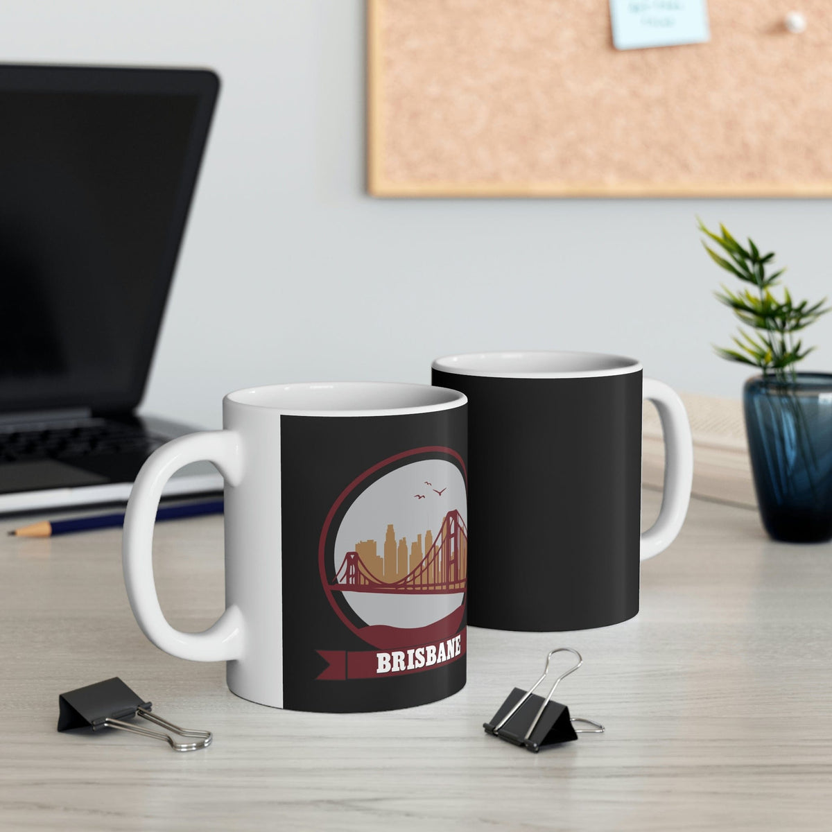 BRISBANE - Awesome Ceramic Mug, Exclusive Design