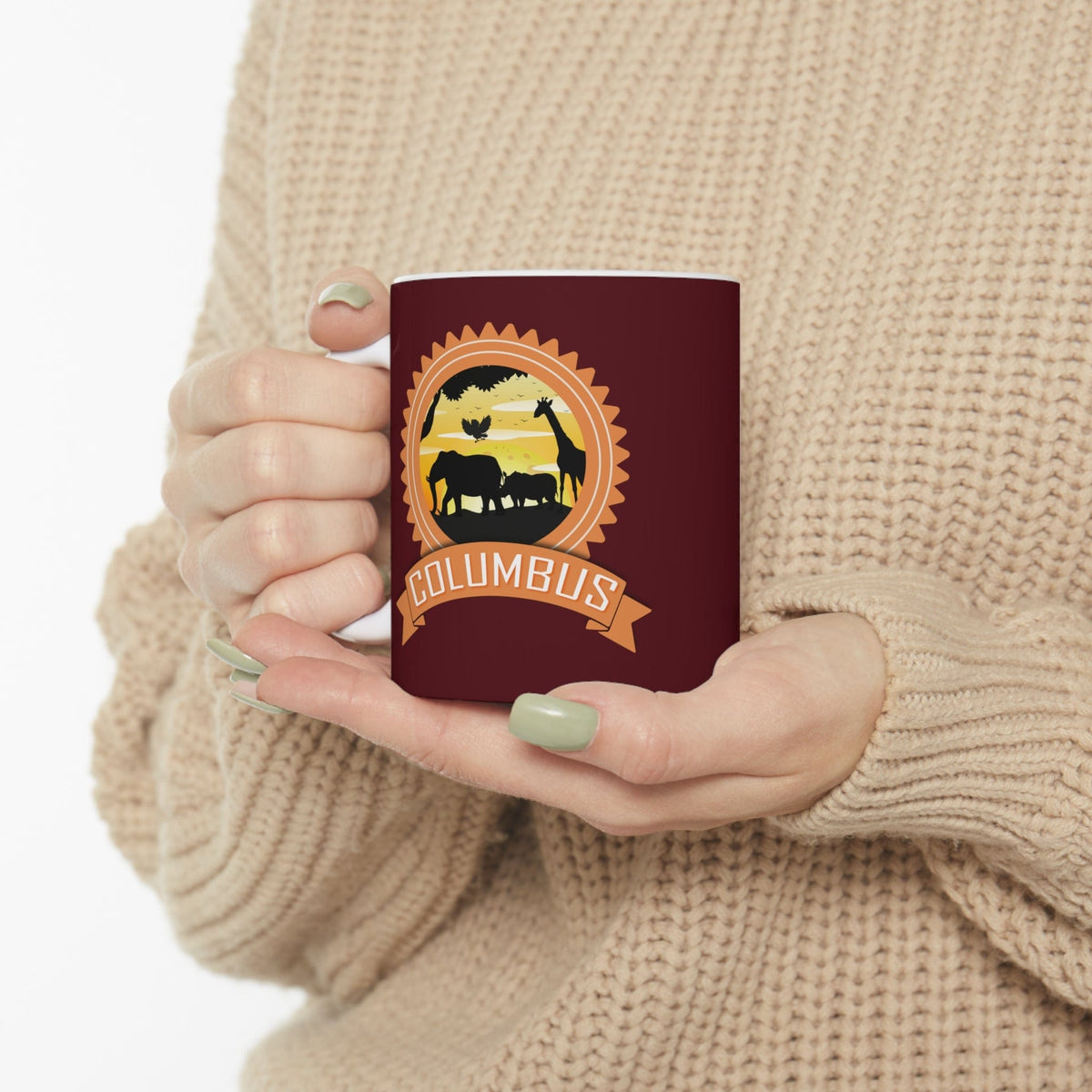 COLUMBUS - Awesome Ceramic Mug, Exclusive Design