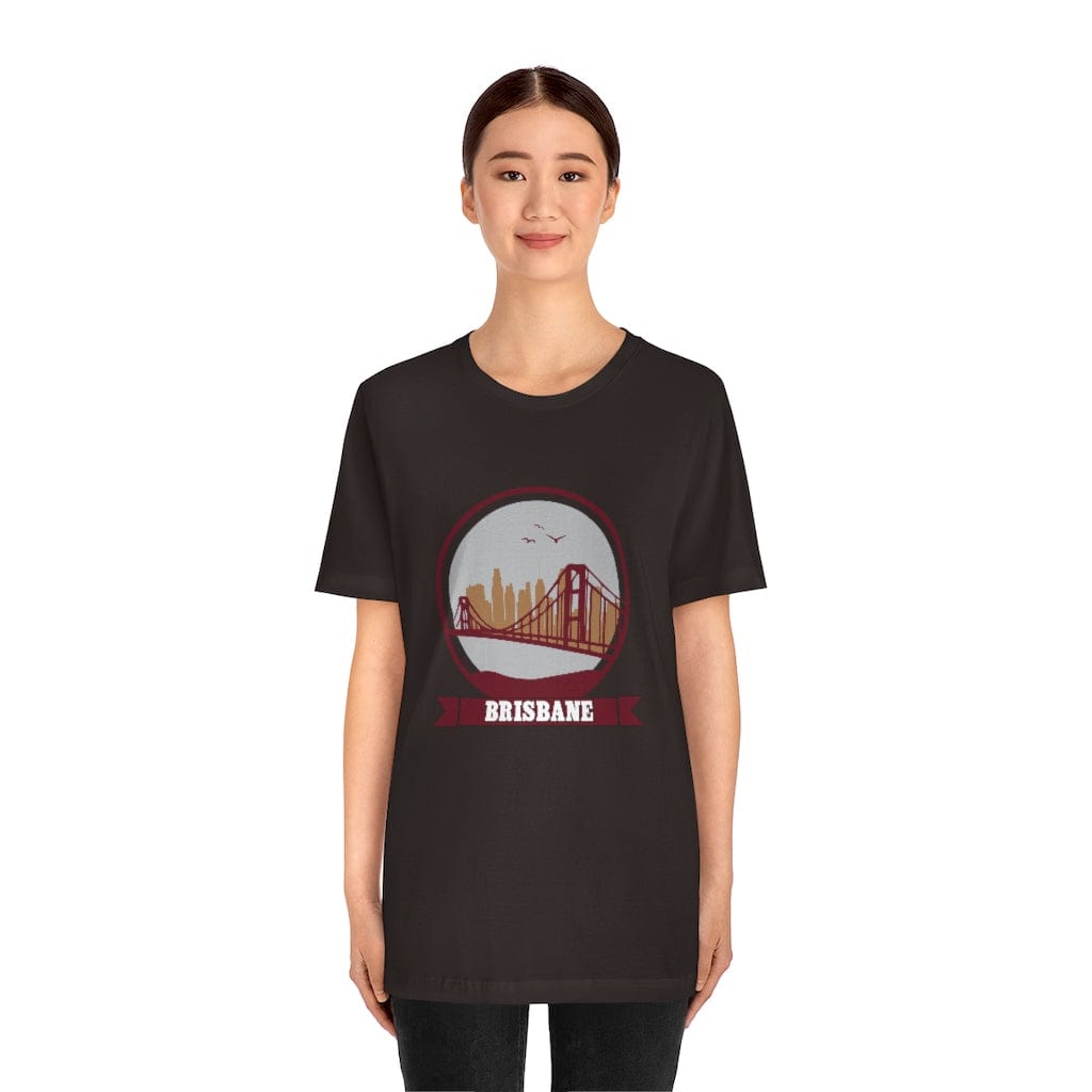 Maroon Brisbane- Short Sleeve Tee