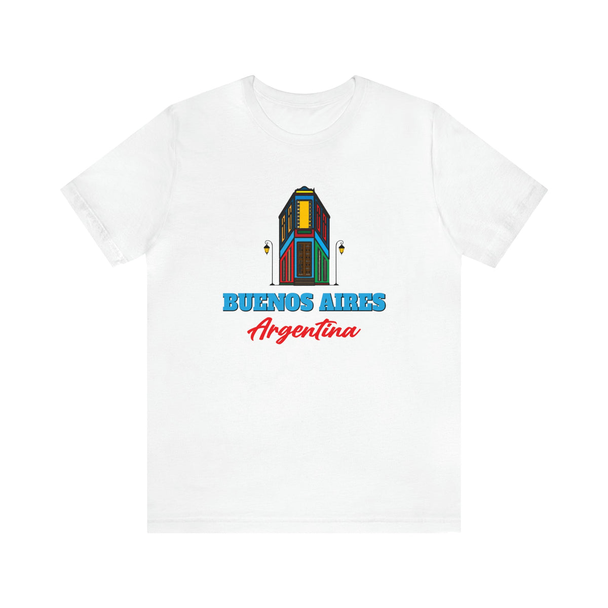 Retro Buenos Aires Landmark - Short Sleeve Tee