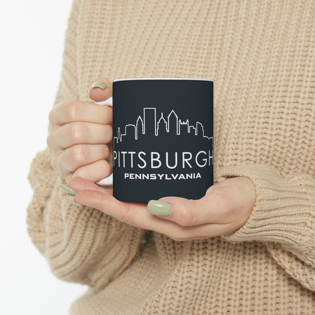 PITTSBURGH - Awesome Ceramic Mug, Exclusive Design