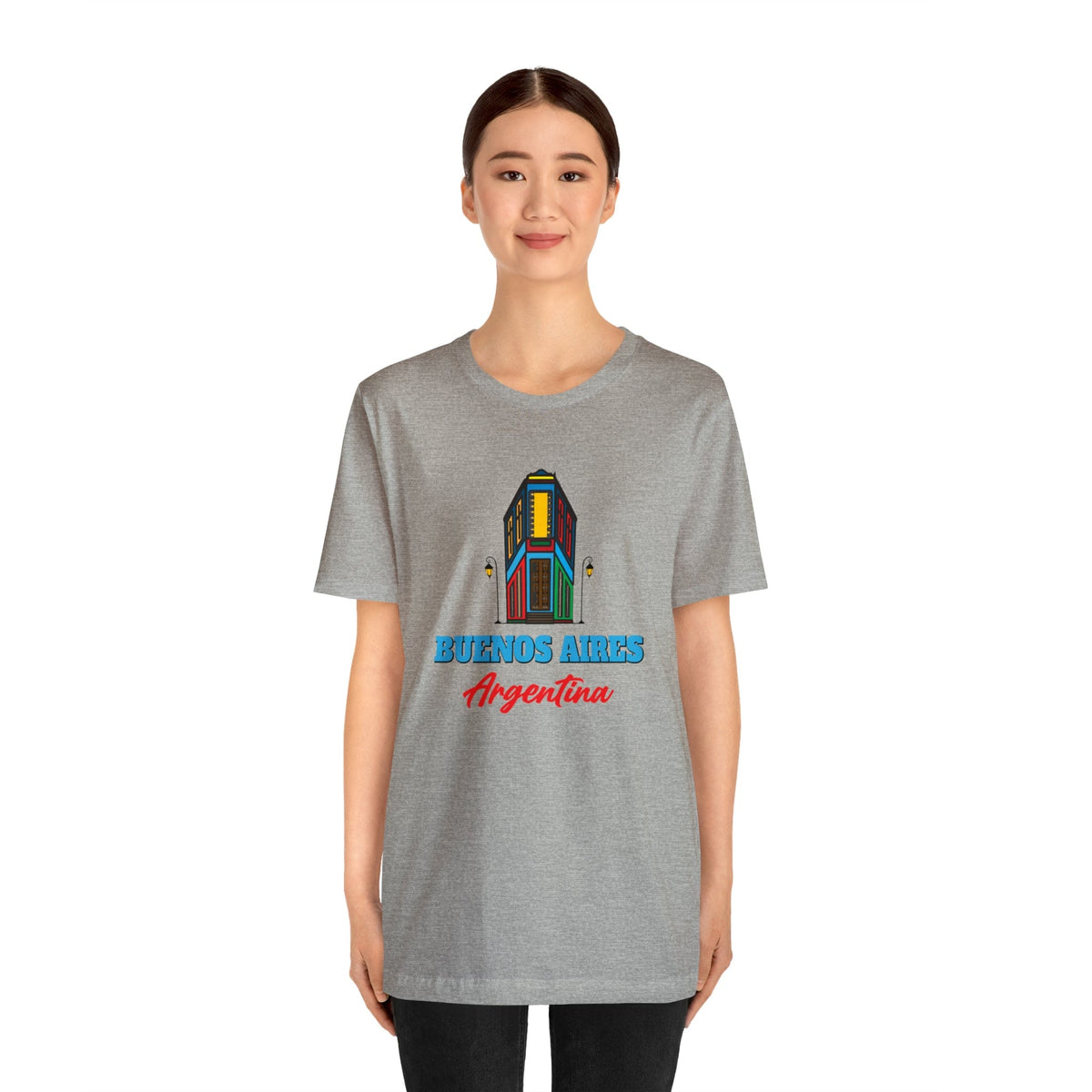 Retro Buenos Aires Landmark - Short Sleeve Tee