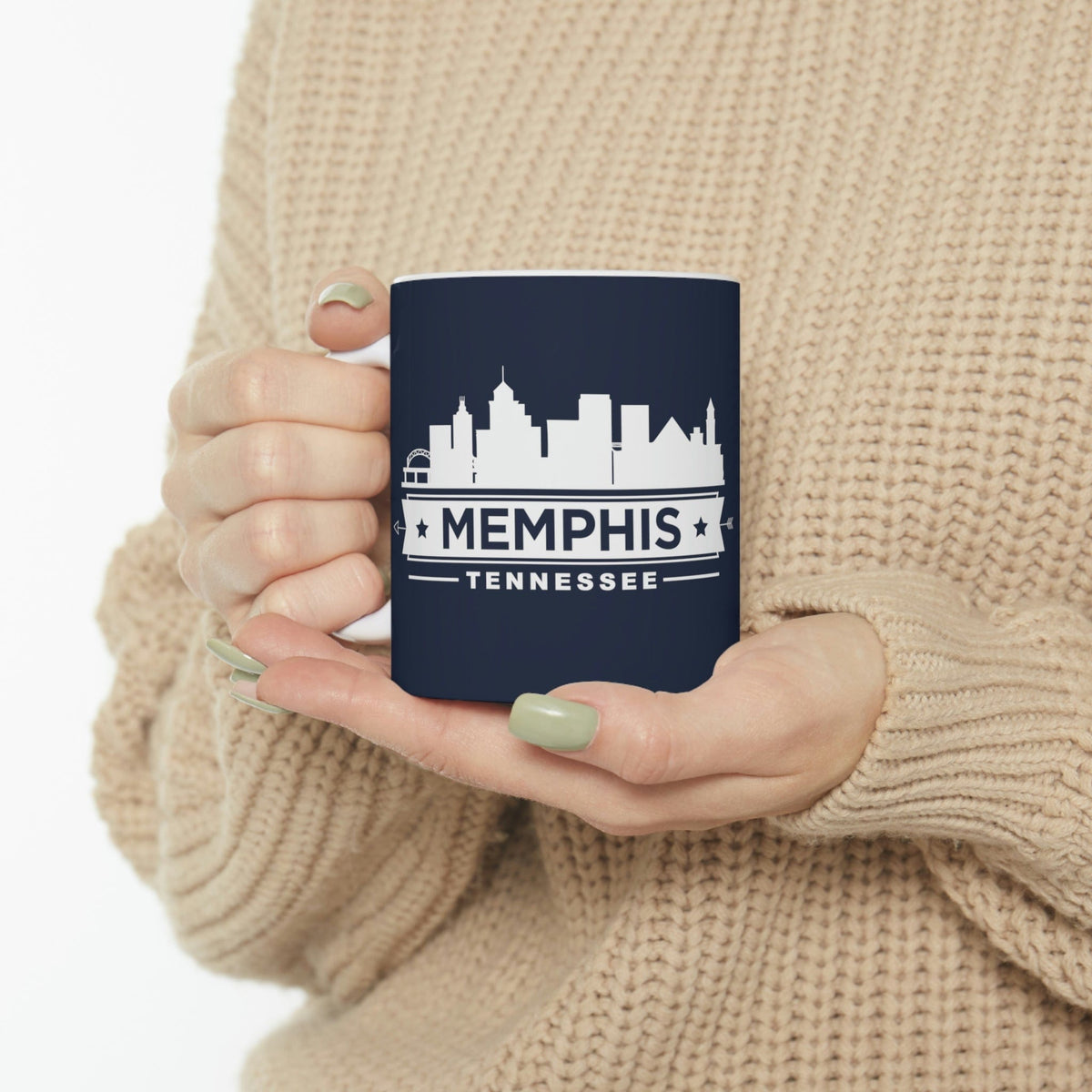 MEMPHIS - Awesome Ceramic Mug, Exclusive Design