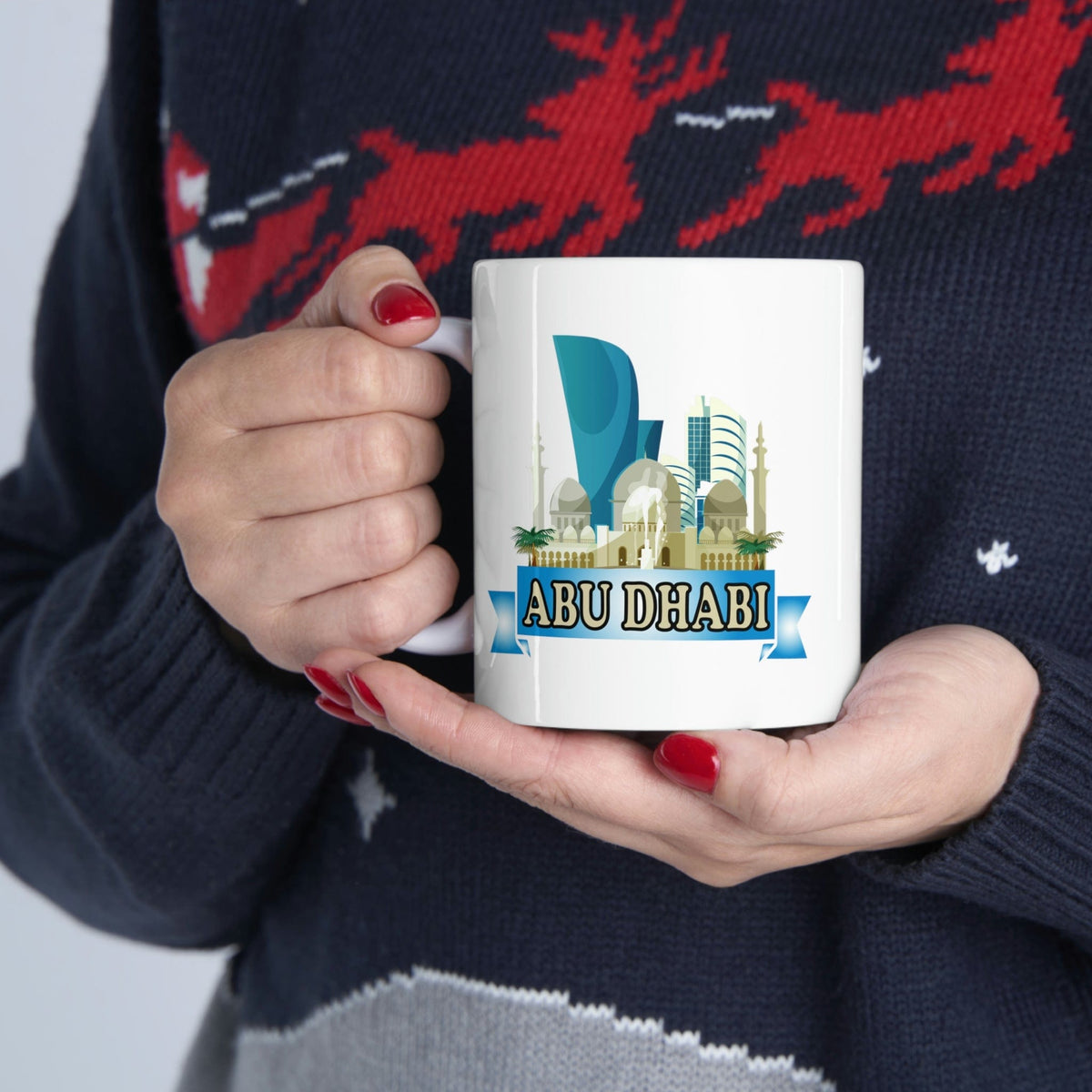 ABU DHABI - Awesome Ceramic Mug, Exclusive Design