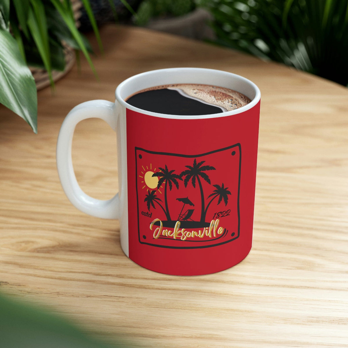 JACKSONVILLE - Awesome Ceramic Mug, Exclusive Design