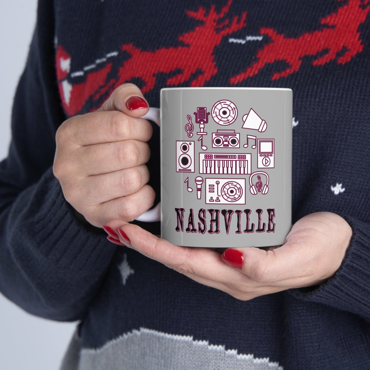 NASHVILLE - Awesome Ceramic Mug, Exclusive Design