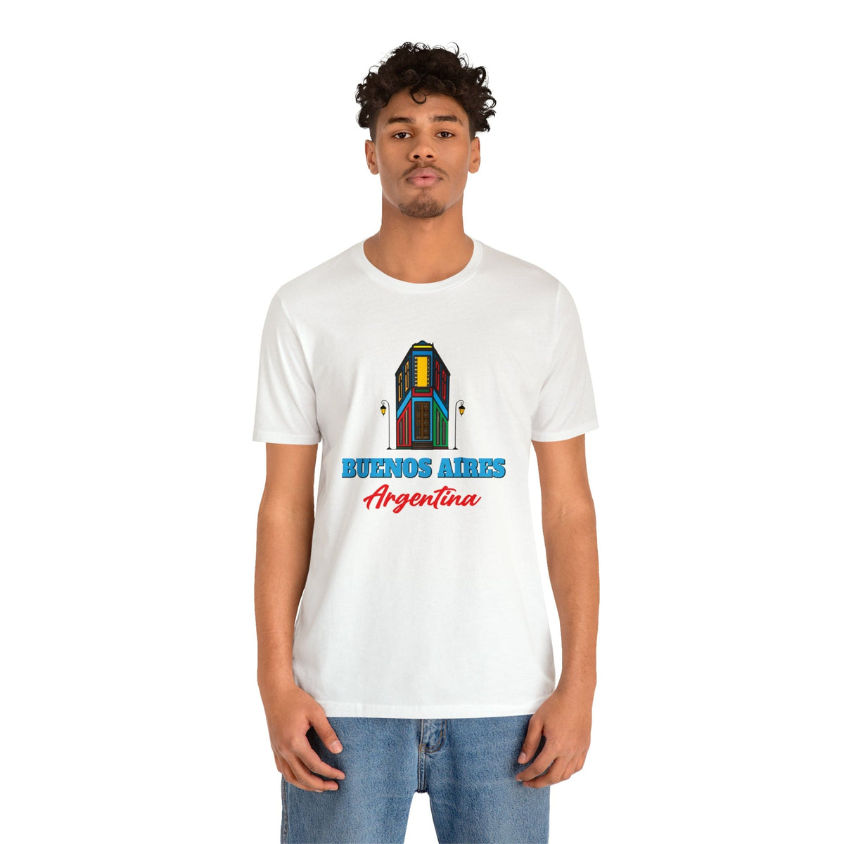 Retro Buenos Aires Landmark - Short Sleeve Tee