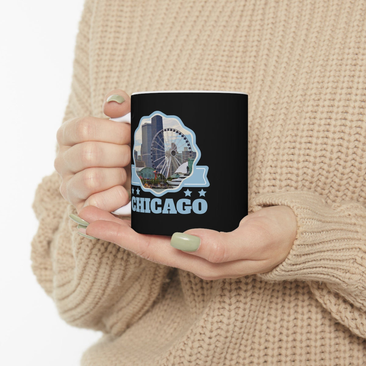 CHICAGO - Awesome Ceramic Mug, Exclusive Design