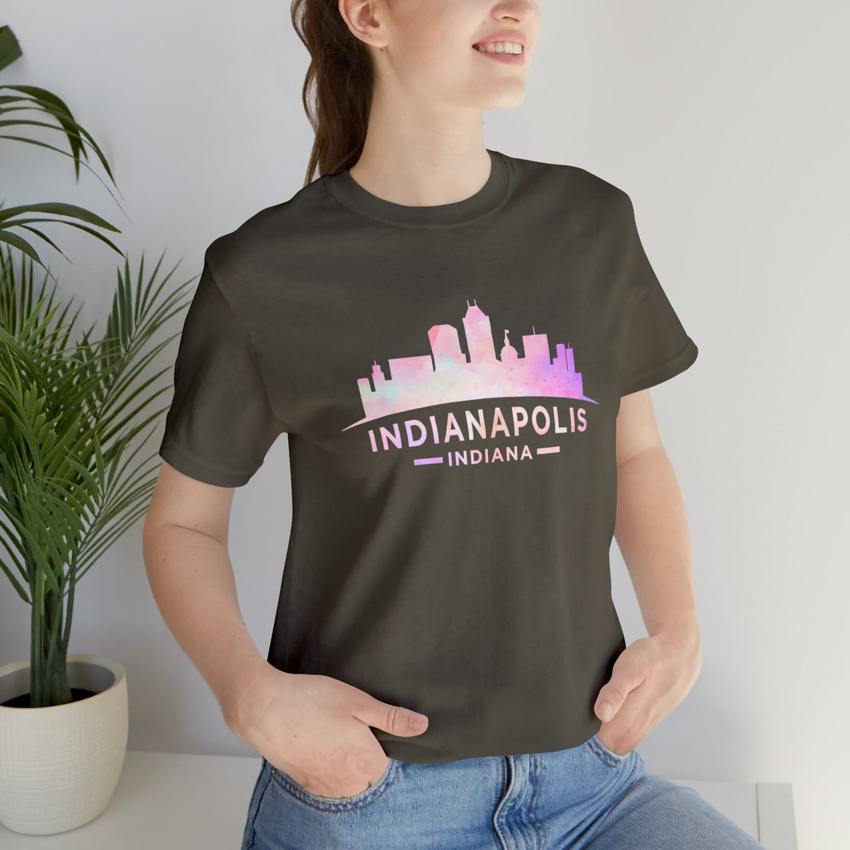 Indianapolis Monochrome - Short Sleeve Tee