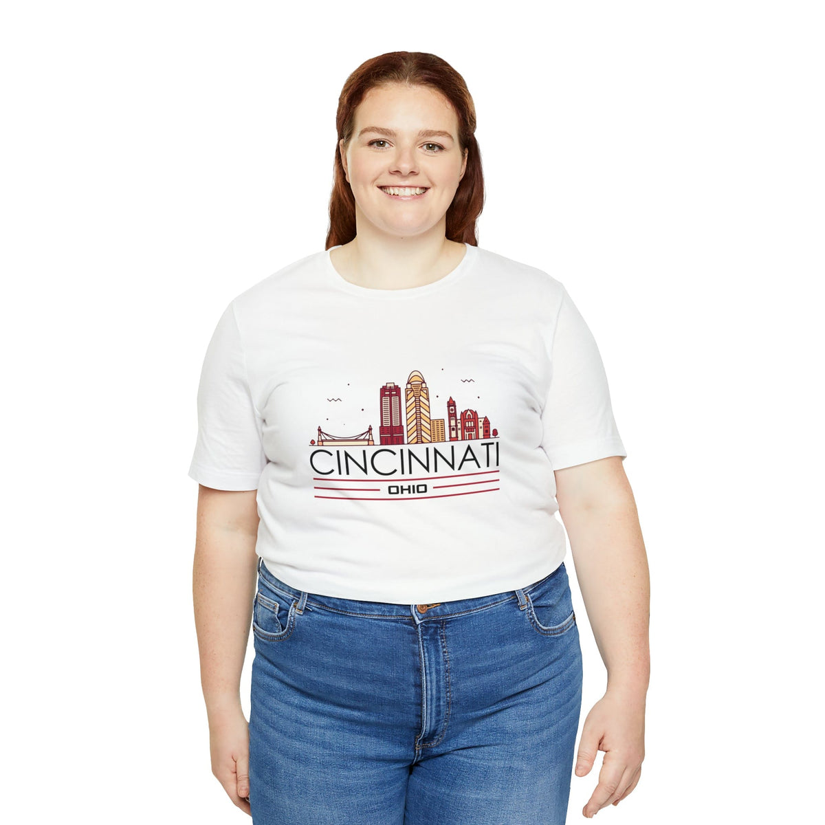 Cincinnati Downtown Glow - Short Sleeve Tee